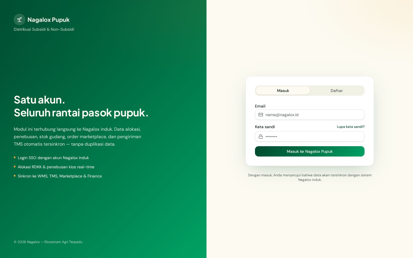 Screenshot NagaLox Fertilizer